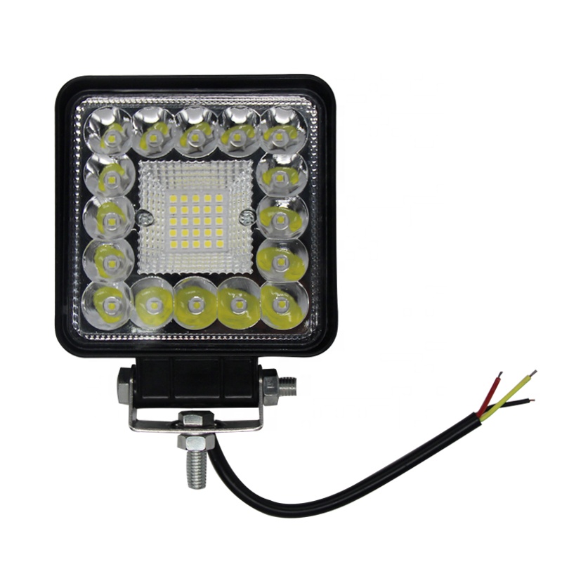 New cuadrado led working light car led accessories faros luz de carretera