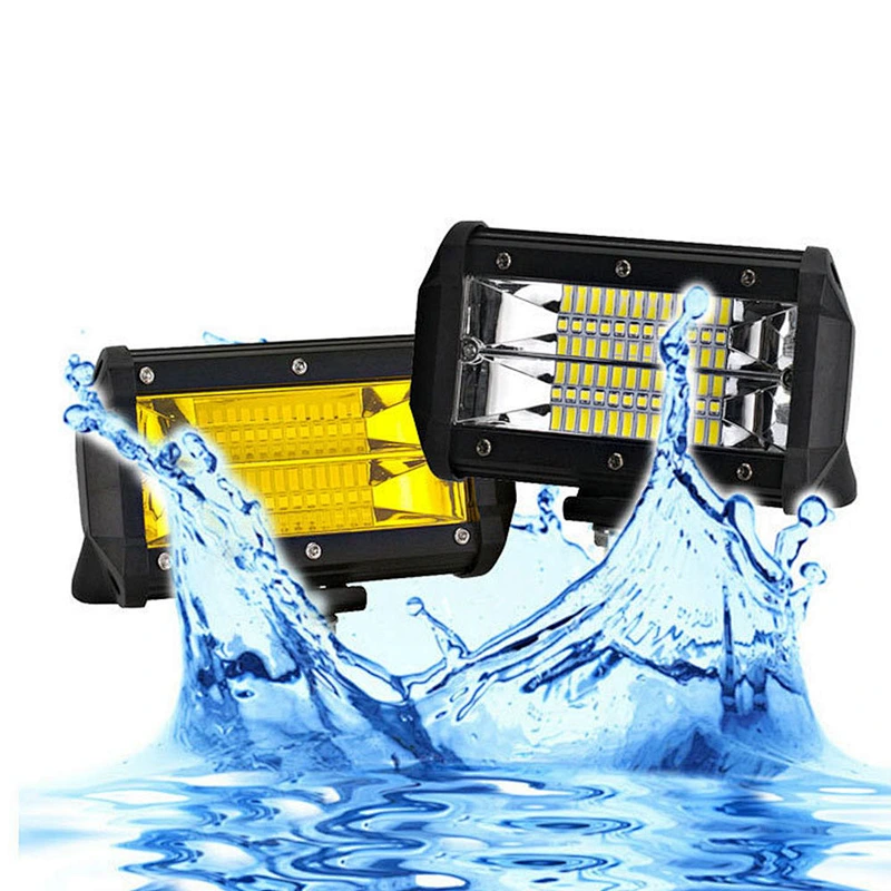Factory Cheap 72W Car auto carro veiculos automotriz led para auto Offroad truck yellow