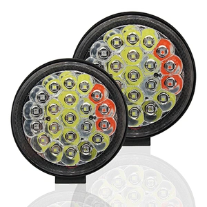 12V-80V Led Work Light  High Power Super Bright Off Road Truck Led Driving Light Blue Red  Offroad Spot Light  Led Spotlight 4x4