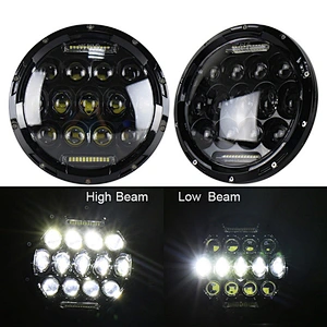 Car Motorcycle 7Inch Led Headlight For Harley For jeep Wrangler 7