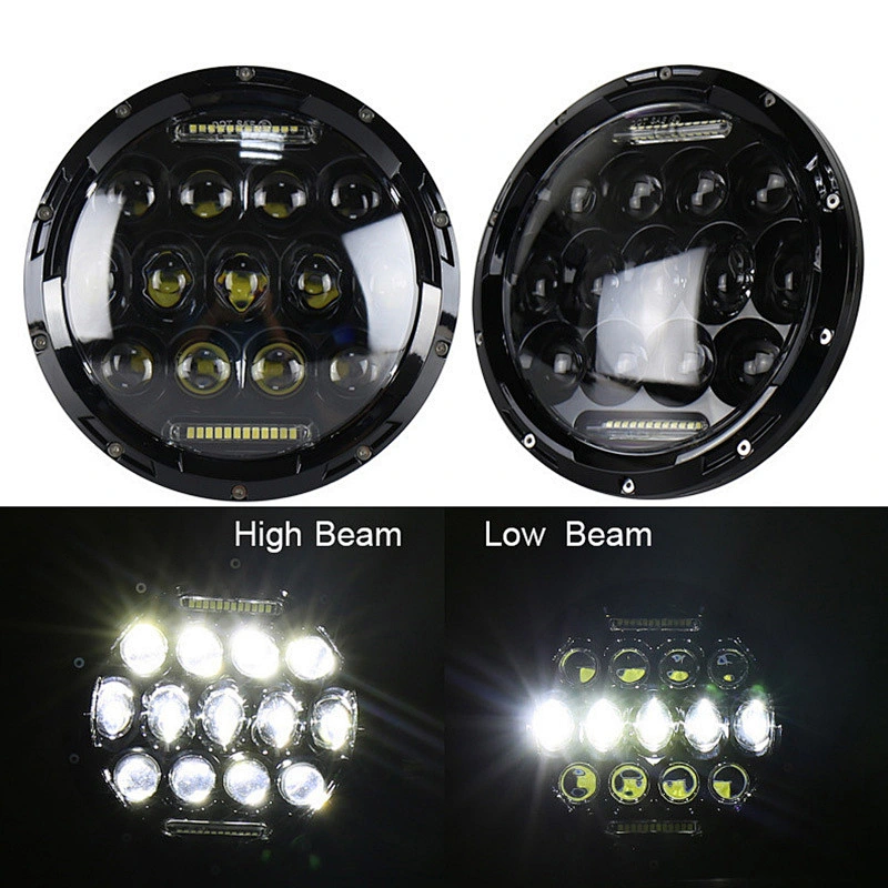 Car Motorcycle 7Inch Led Headlight For Harley For jeep Wrangler 7