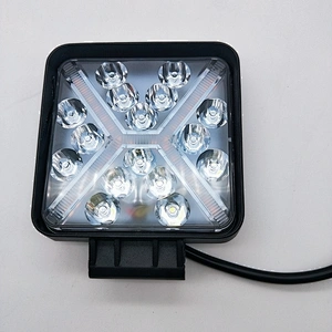 Car truck boat 48W Square led work light bar flashing working lamp Spotlight for truck boat 4X4 AUTO offrod running vehicle
