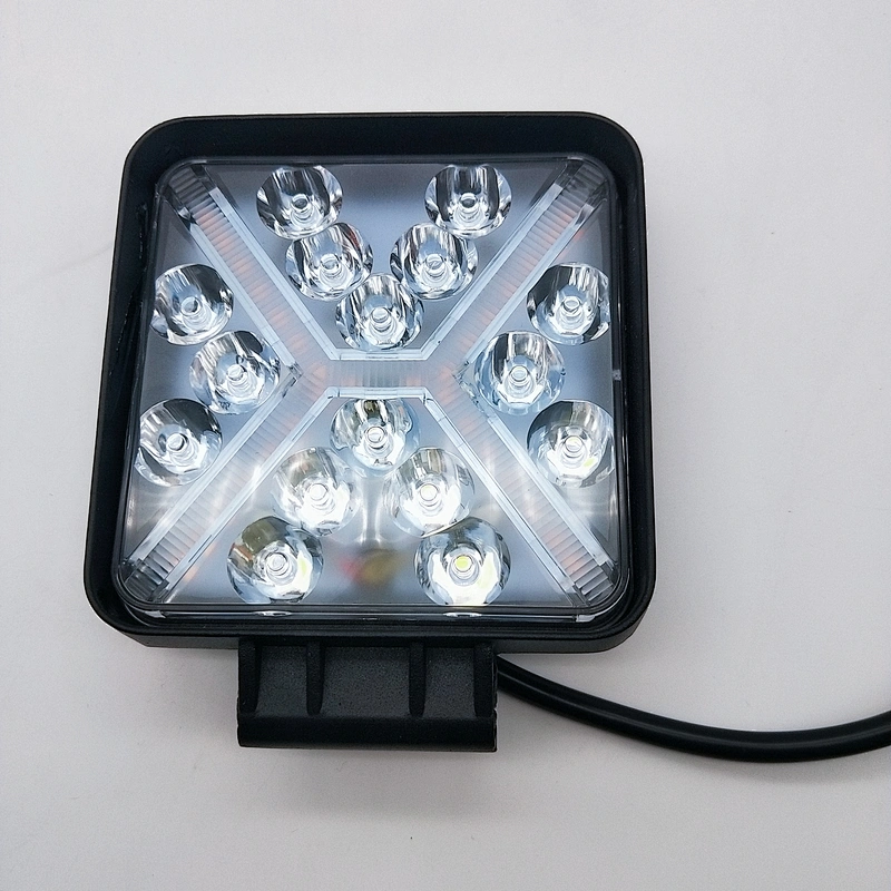 Car truck boat 48W Square led work light bar flashing working lamp Spotlight for truck boat 4X4 AUTO offrod running vehicle