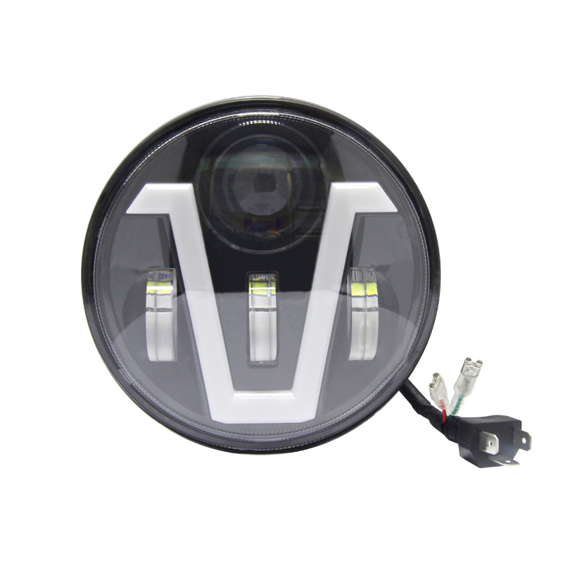5nch 7inch 50W Led Headlight 12V 24V Headlamp Waterproof for Jeep Wrangler SUV ATV Trucks