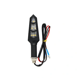 Yellow Flash Led Indicator Lights Turn Signal Lamp For Motorbike/scooter Motorcycle Mirror Turn Signals