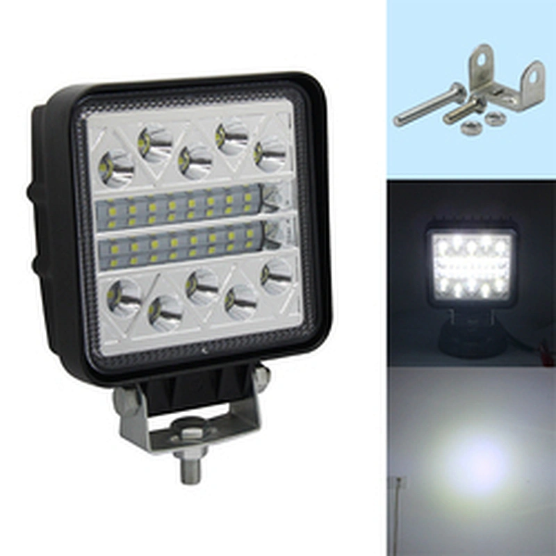 others car light accessories neblineros-led-para-4x4 12v42w Square 4*4 inches Suitable for truck and motorcycle driving lights