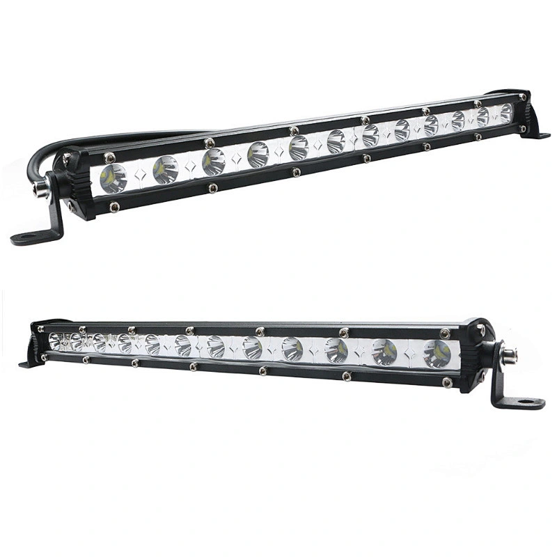 2021 NEW products 36w led spot work light bar with lens for Truck Motorcycle SUV ATV Car Boat V car light