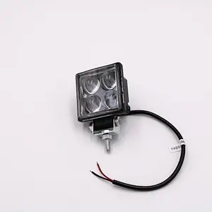12W 9-30V IP67 LED Light Auto Lamp Fog Light Work Light Bar Off Road ATV Tractor Train Bus Boat Spotlight