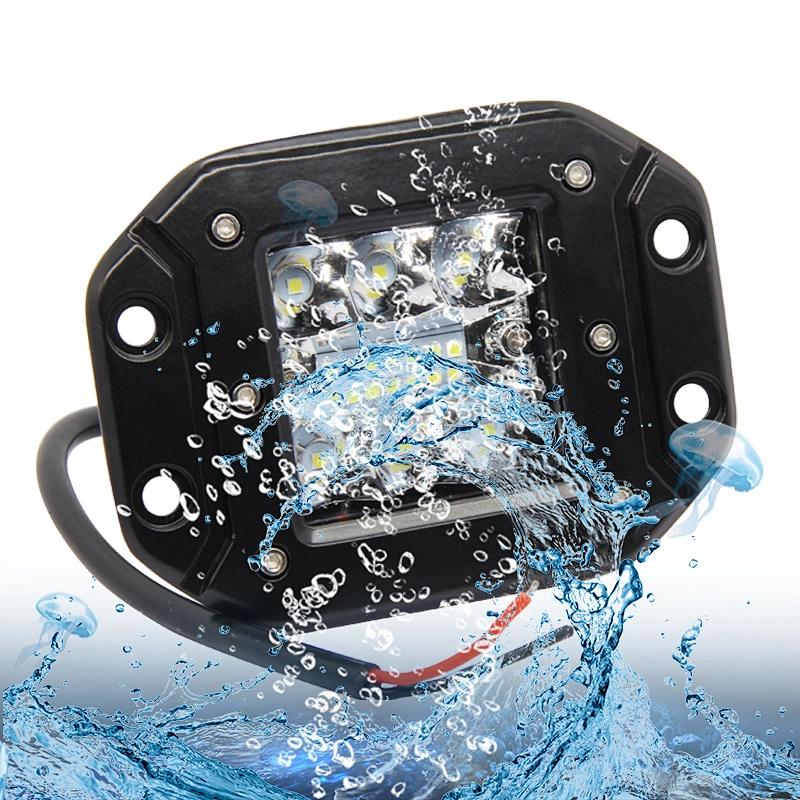 Car Lights Led Bar  39w Flush Mount Pods Driving Fog Off Road Led Work Flood Offroad Light Lamp For Atv Trailer Suv