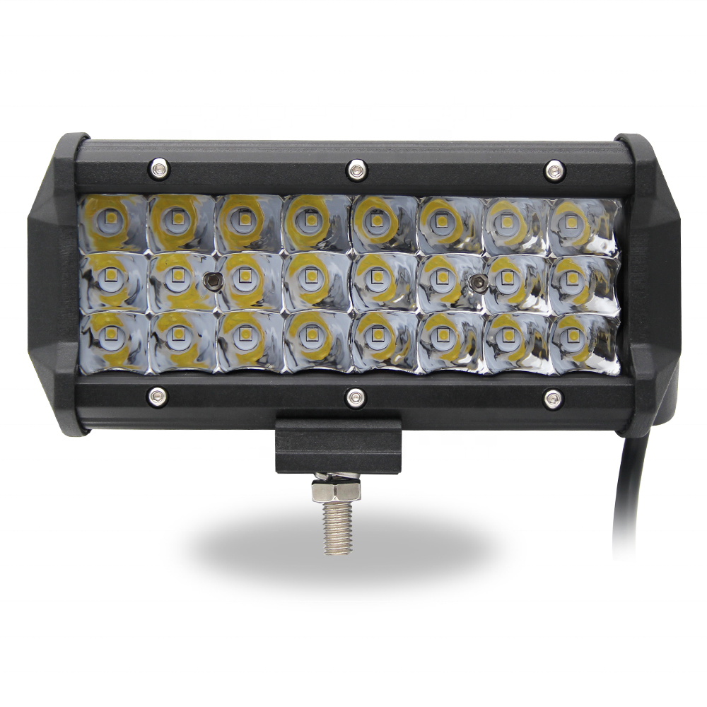 Truck Tractor Boat Trailer 4x4 automotive light 3rows 72w  faro led para moto