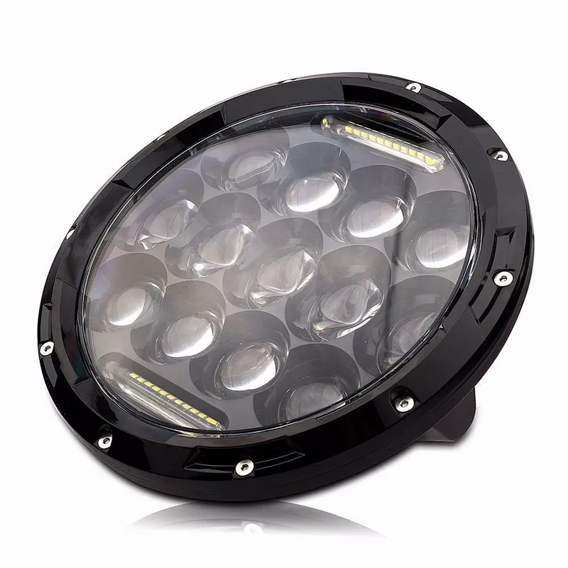 75W 13 LED 3030 Lens Chip LED Headlight Wrangler Near Far Light Waterproof ip67 High Quality