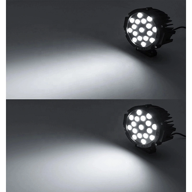 auto truck offroad Faro 4x4 Auxiliar 51w 17led  faros led para autos