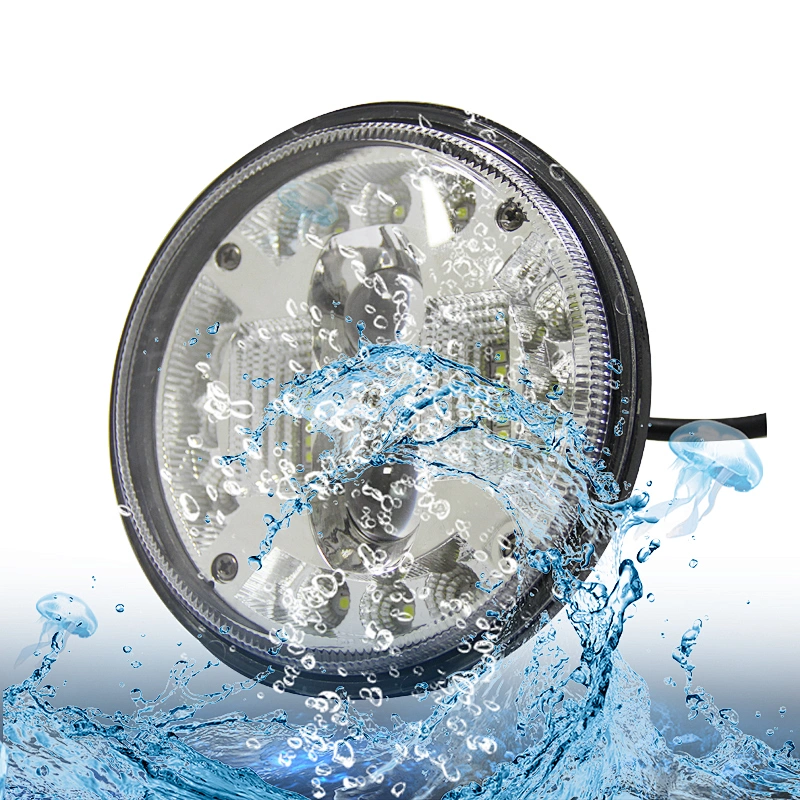 Custom High Power Cob Round Auto Motorcycles Front Light 12 Volt 7 Inch Off Road Car Led Headlight For Moto