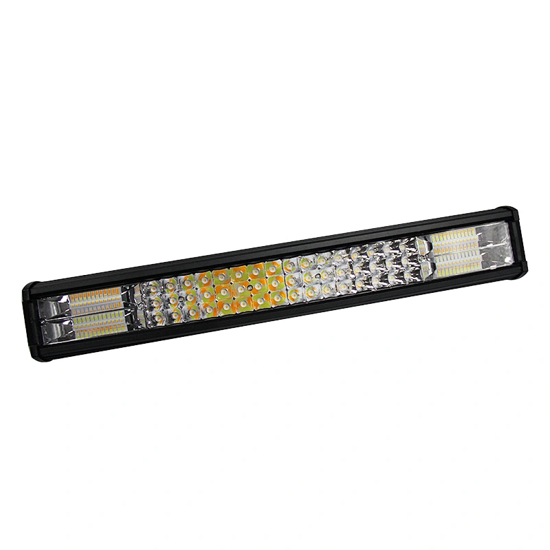 China factory LED light bar yellow white lightings led work light neblinero faros luces camioneta