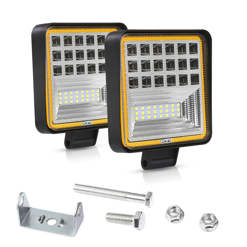 126W LED Work Light Offroad LED Light Bar Spot Flood Car 4WD Truck Tractor Boat Trailer 4x4 SUV ATV 12V 24V car lamp
