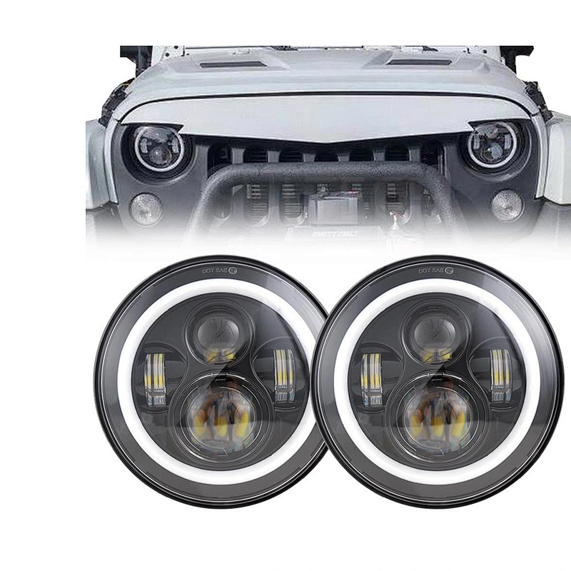 Waterproof truck headlight 7 inch 60W led headlight offroad headlight led for Jeep Wrangler