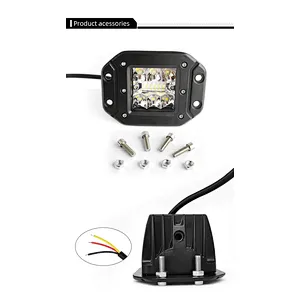 hot sale for wholesale Car Driving Lights Accessories Off Road SUV Round Combo beam led laser light Truck Led Work Light