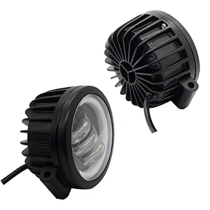Best selling Angel Eye Spotlight 30w Led Work Light Round 4 Inch With Aperture Forklift Light Motorcycle Light