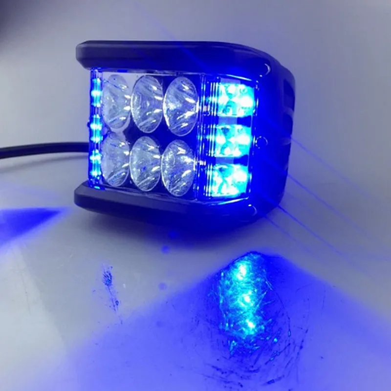 lamparas lamps luz faro lights led 3sides light 3colors para motocicleta tractor
