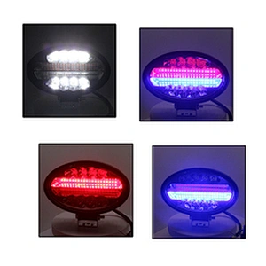 144w Auto Lamp Led Driving Light Headlight White Red Flash Led Work Lamp