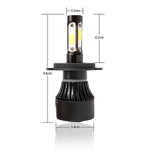 X7 h4 led light 4 sides 8000LM COB car led h4 h7 h1 headlights auto accessories
