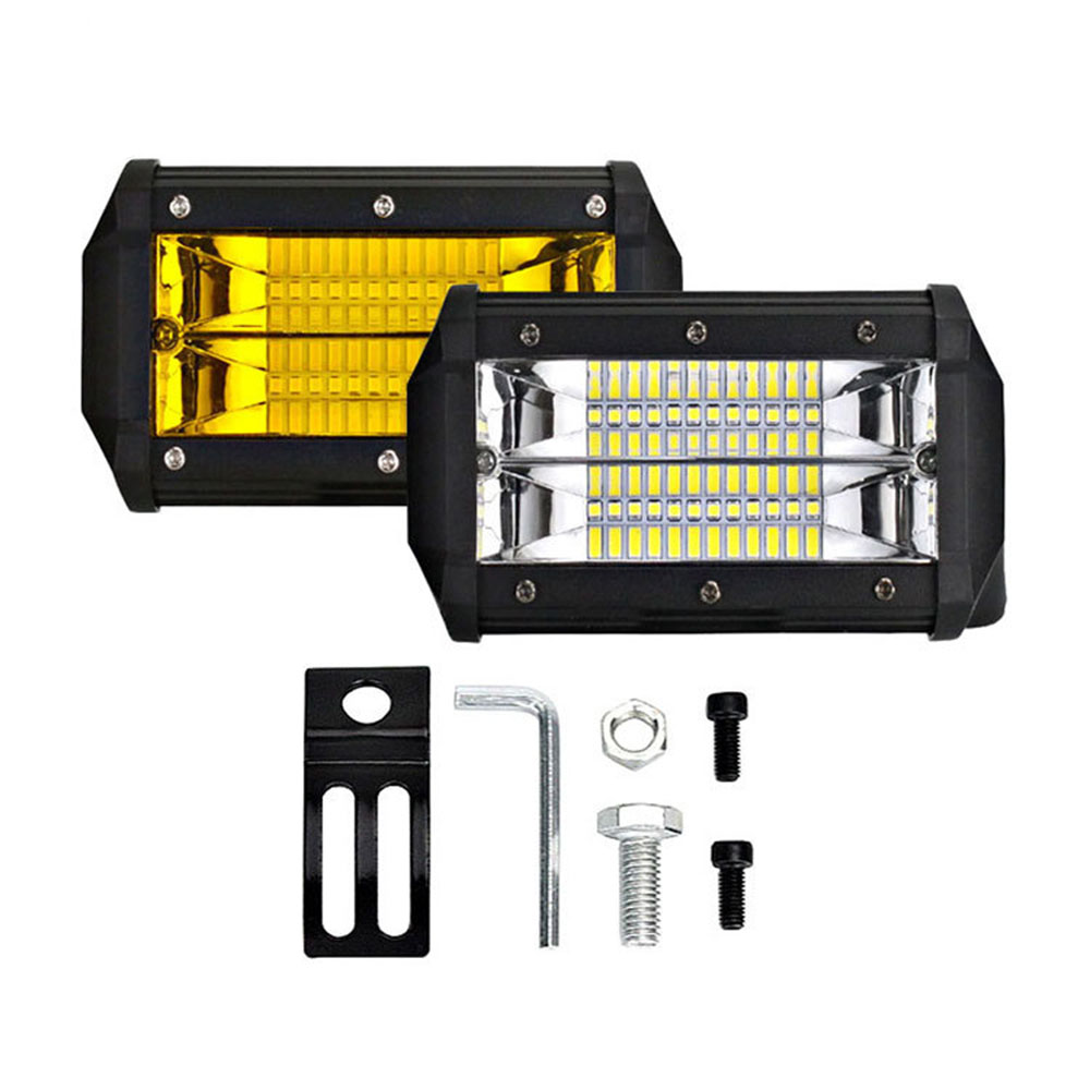 Factory Cheap 72W Car auto carro veiculos automotriz led para auto Offroad truck yellow