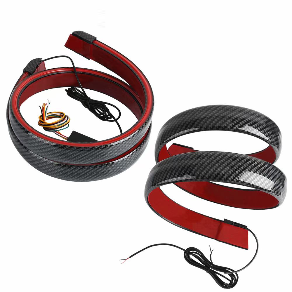 Universal Rear Trunk Spoiler Tail Light Car Led Strip Brake Light Drl Led Light Bars