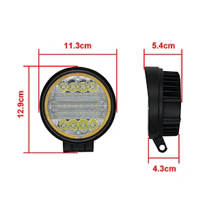 4PULGADAS multifunction work light drl 12V 24V automotive led working light FOR CAR AUTO