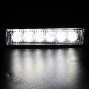 18W barras de luz led para camiones auto moto car lights bar