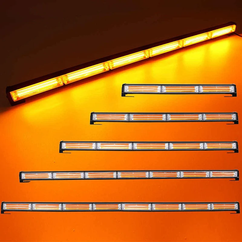 Waterproof Ip65 Red And Blue Led Grille Light Front Grille Led Strobe Flash Warning Light Auto Police Led Bar Emergency Light