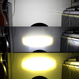 Custom High Power Cob Round Auto Motorcycles Front Light 12 Volt 7 Inch Off Road Car Led Headlight For Moto