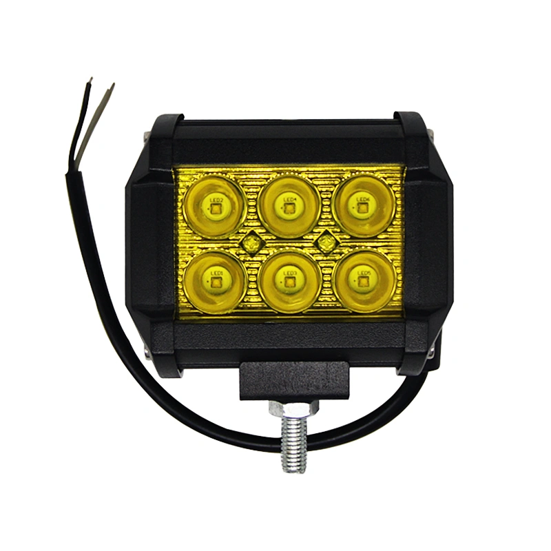 4 Inch 18w Spot  Flood Beam 12v 24v Off Road Car Led Work Light For Truck Boat Suv Atv 4x4 Led Car Bar 6000k Bar Lamp