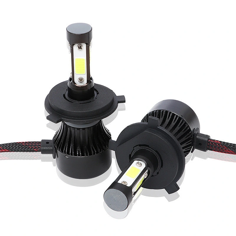 X7 h4 led light 4 sides 8000LM COB car led h4 h7 h1 headlights auto accessories