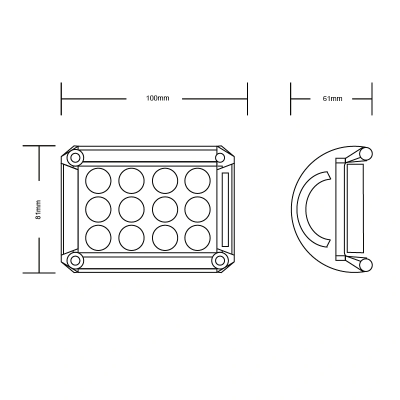 car led light 	SPOT FLOOD car lights led  3030 LED neblineros led car