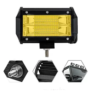 2021 new 72w 6000k accesorios led para autos barras led neblineros ambar