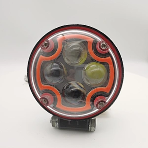 4inch 12w IP67 waterproof 14D LED working light with Angel Eyes flash Function Car Led light