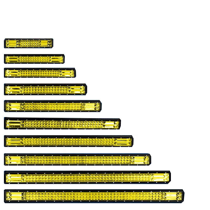 21inch 52inch bar light led mica amarilla yellow luz  52cm  Barra luz de led