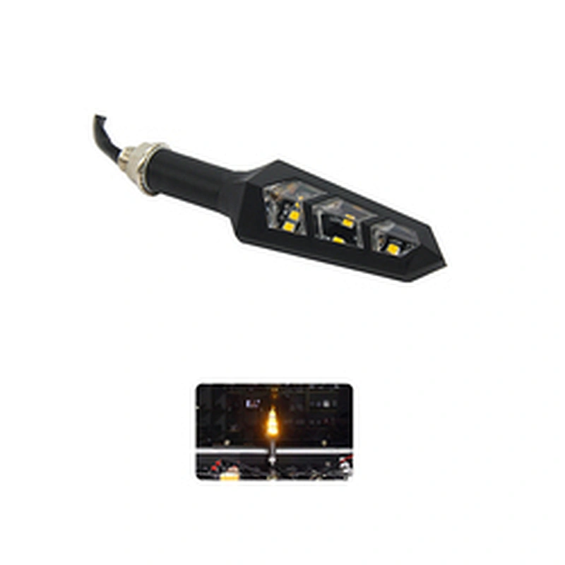 Yellow Flash Led Indicator Lights Turn Signal Lamp For Motorbike/scooter Motorcycle Mirror Turn Signals