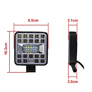 Nuevos LED accesorios de auto faros para camioneatas neblinero led cuadrado driving light led