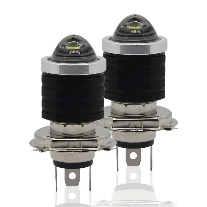 New upgrade  high power  h4 led white-yellow 9w mini truck   motorcycle headlights faro led