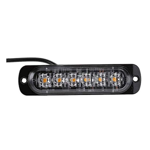 18W Super Bright Flash 6 Led Vehicle Truck Led Warning Light Side led Strobe Light
