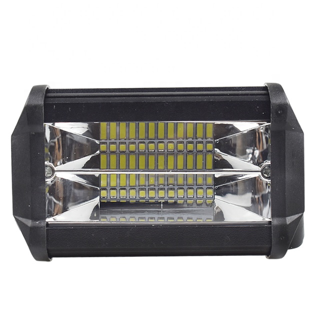 fabrica 72w 6000k multivoltage  barra led amarilla  for auto truck offroad