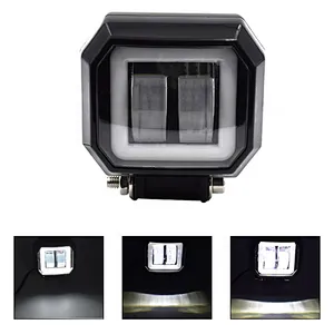 led light for auto truck offroad 20w cuadrados faros led exploradoras para moto