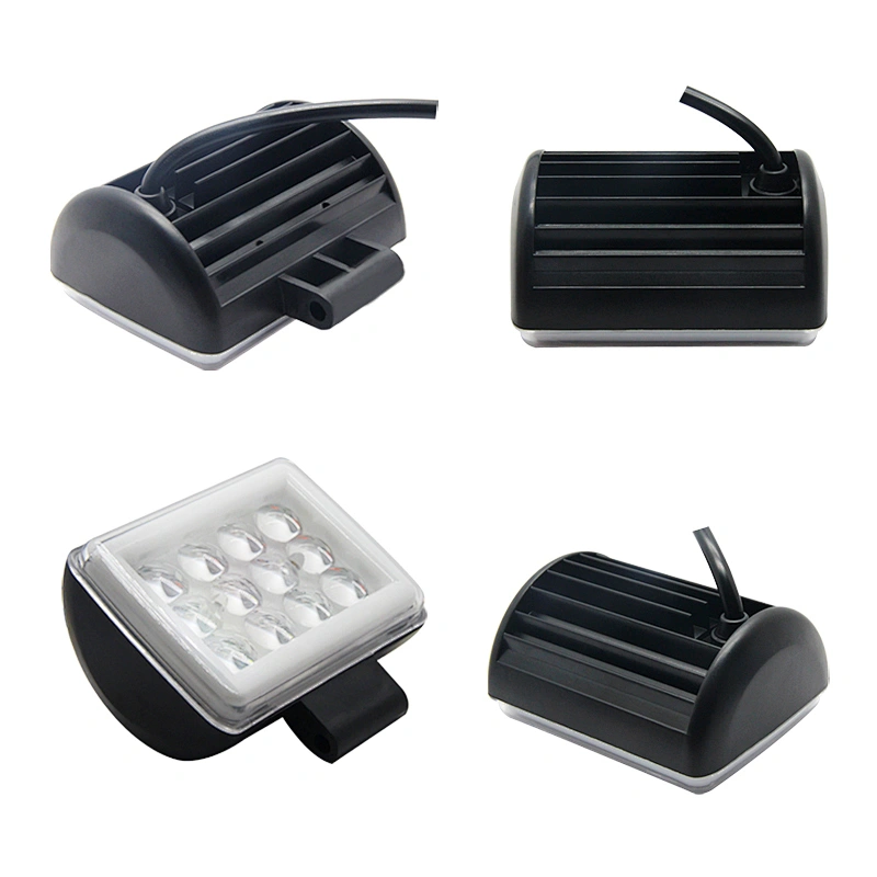 High Power Square Led Driving Light Amber Super Bright Angel Eyes Red White 12v 24v Offroad 4x4 Drl 4 Inch Led Work Lights