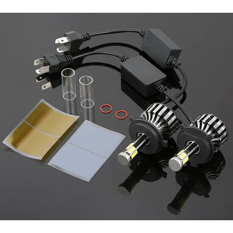 F6 H4 H7 H9 H11 18W 30W 12V 6caras 6size 9004 Car led headlight headlamp faro foco fari luz para camionetas luces para carro