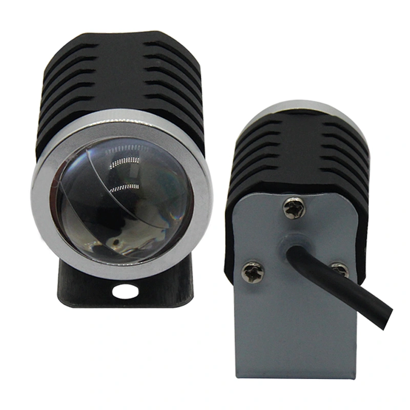 auto LED headlights bulb projector mini lens driving lights white yellow non-polar fisheye cateye motorcycle led headlight