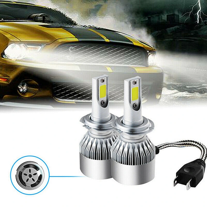 COB CHIP C6 38W 7800LM faros led bombillos led H7 H4 H1 H11 9012 9005/HB3 para autos