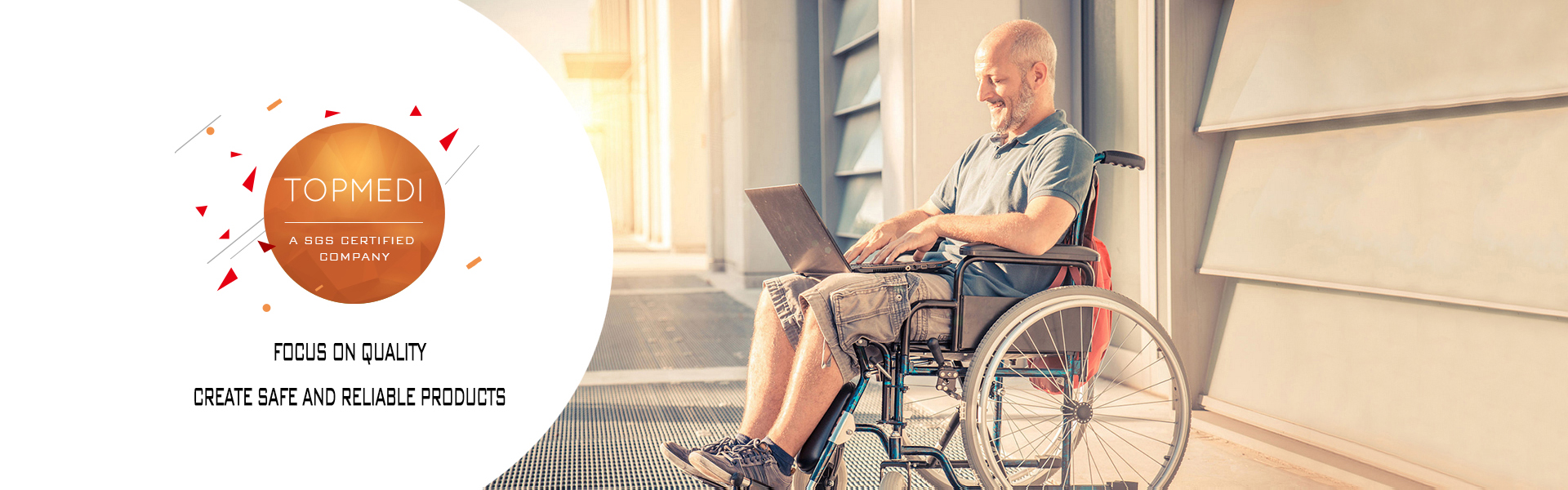 Topmedi Banner sports wheelchair and manual wheelchair
