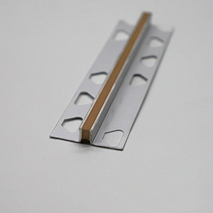 Hotel marble flooring h26mm stainless steel expansion joint cover