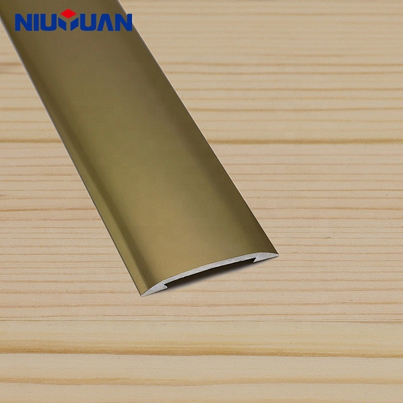 Niu Yuan Factory Directly Aluminum Beautiful Color Brushed Tile Skirting Trim